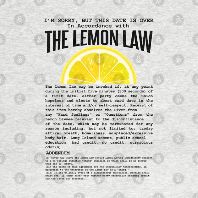 The Dating Lemon Law by Meta Cortex